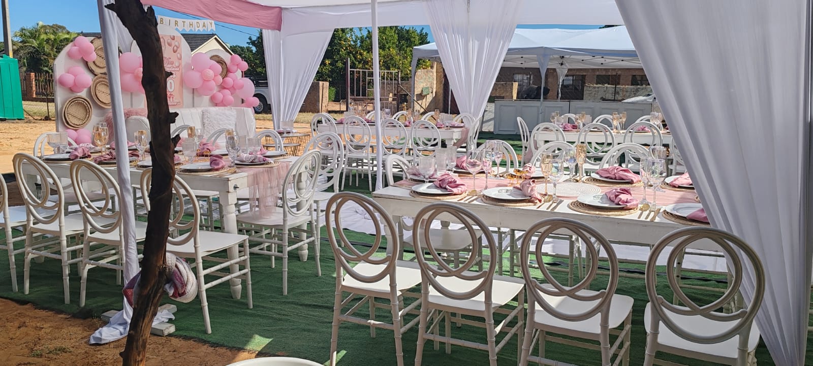 Outdoor event styling by NCK Enterprise Pretoria North