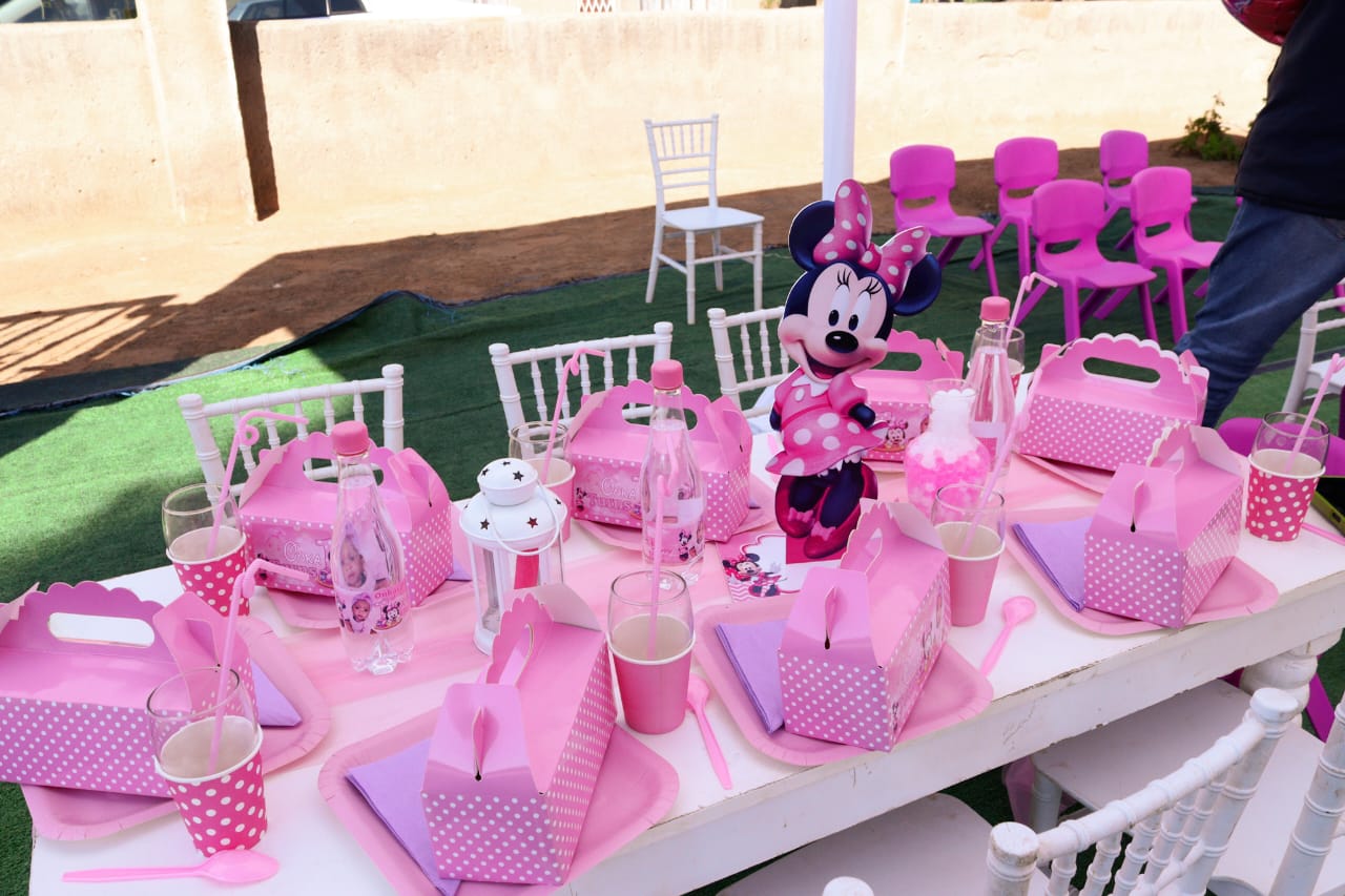 Pink kids themed party décor by NCK Enterprise
